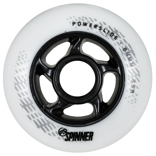 Powerslide Spinner Wheels 84mm 85a White - 4pack