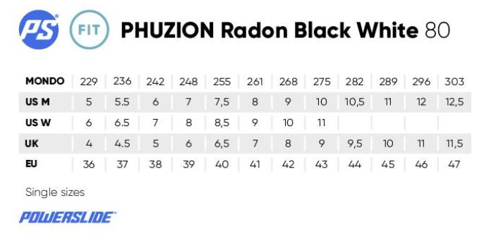 Powerslide Phuzion Enzo BW 80 Inline Skates