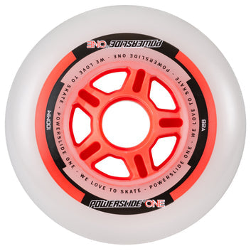 Powerslide One Wheels Combo Wheel Set 8 Pack inc Bearings
