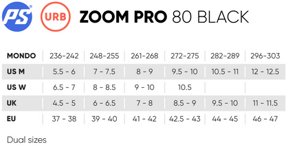 Powerslide Zoom Pro 80 Black Inline Skates